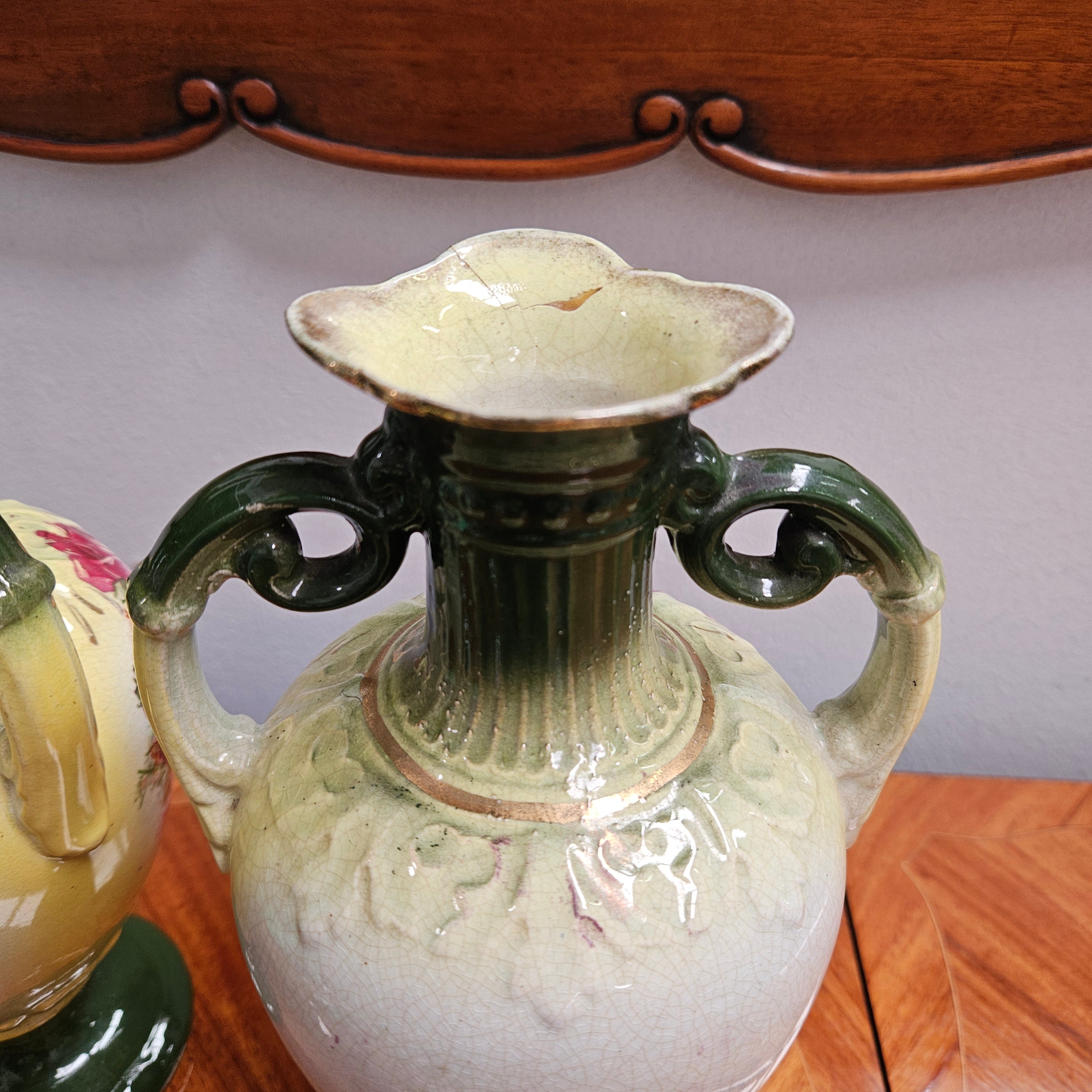 Pair Of Edwardian Vases | Antique & Vintage | Moonee Ponds Antiques | Australia Wide Delivery