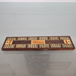 Antique Cribbage Inlaid Timber Board | Antique & Vintage | Moonee Ponds Antiques | Australia Wide Delivery