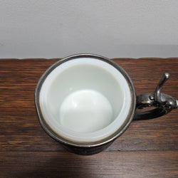 Antique USA Wilcox Silver Plate Co. Shaving Mug & Brush | Antique & Vintage | Moonee Ponds Antiques | Australia Wide Delivery