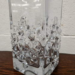 Riihimaen Finland " Lasi Stella Polaris" Glass Vase With Sticker | Antique & Vintage | Moonee Ponds Antiques | Australia Wide Delivery