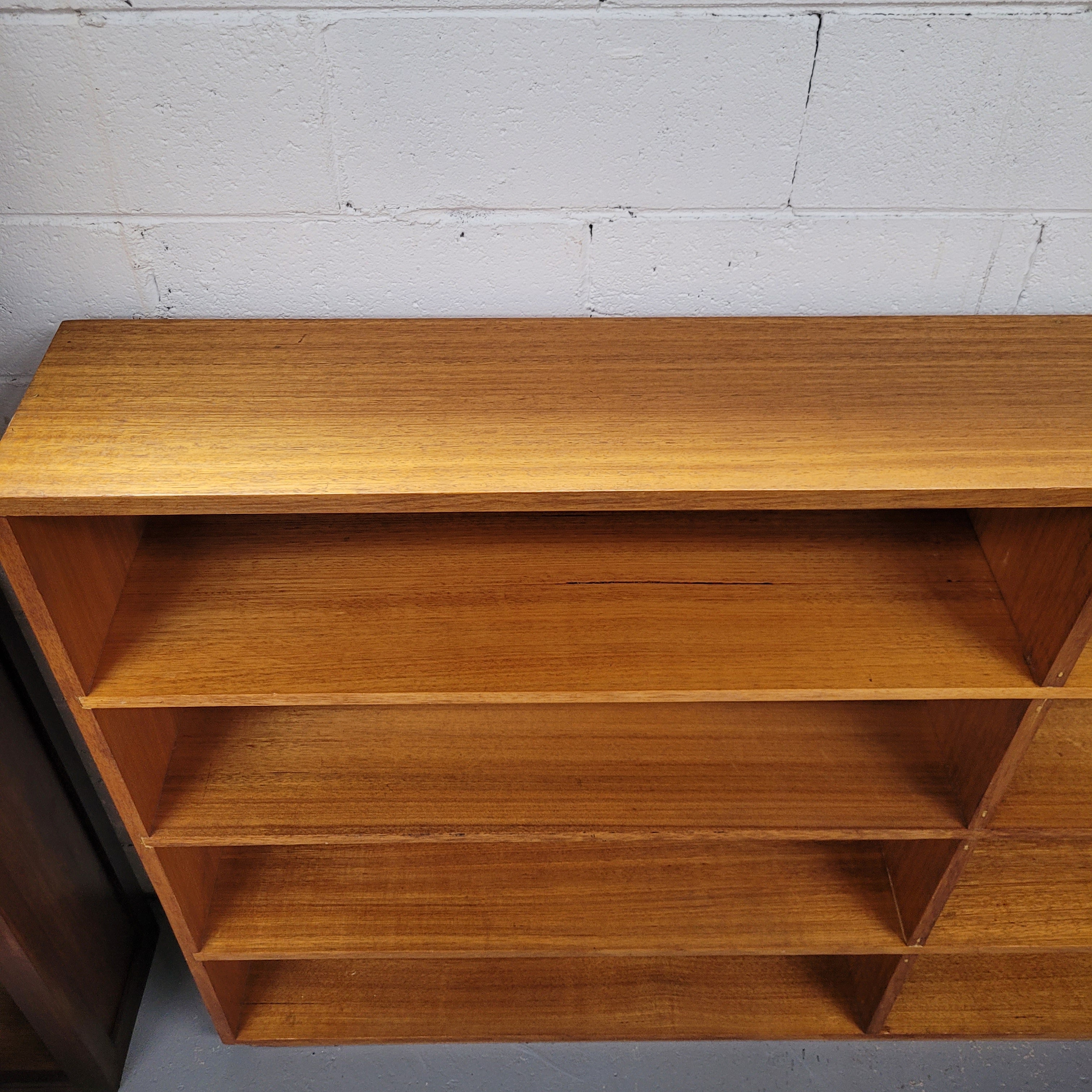 Australian Vic Ash Open Double Bookcase | Antique & Vintage | Moonee Ponds Antiques | Australia Wide Delivery