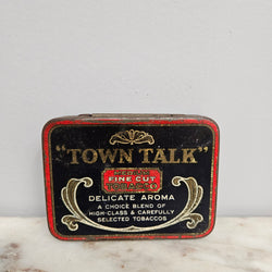 Vintage Australian "Town Talk" Tobacco Tin 2oz | Antique & Vintage | Moonee Ponds Antiques | Australia Wide Delivery