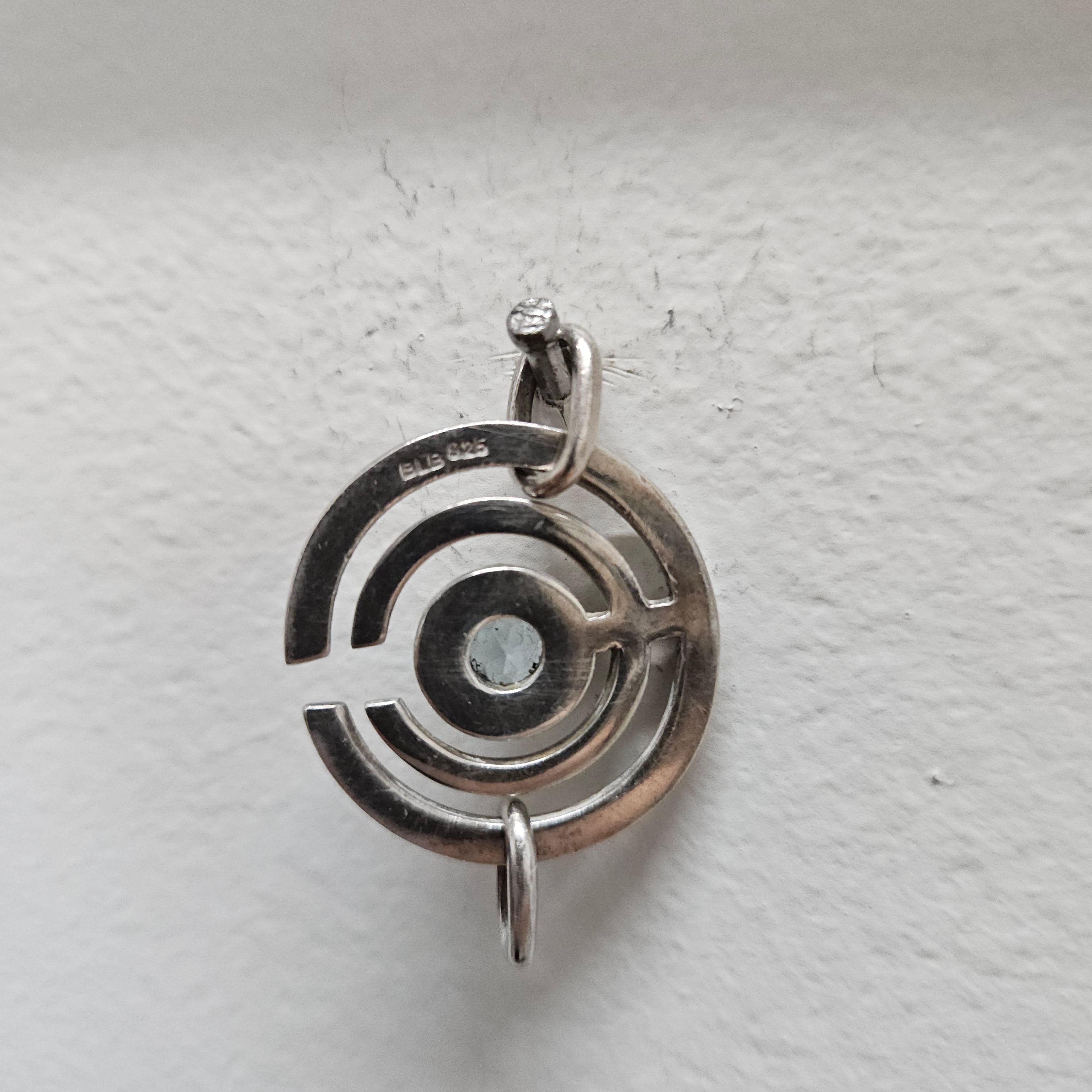 Sterling Silver Scandinavian Design Pendant | Antique & Vintage | Moonee Ponds Antiques | Australia Wide Delivery