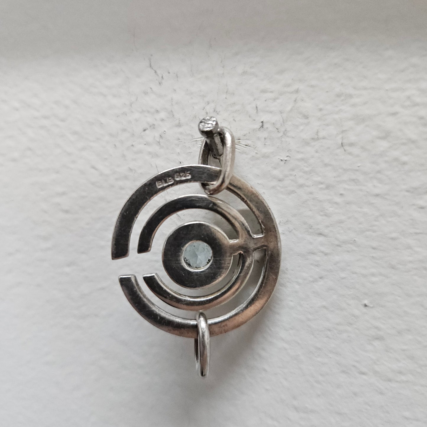 Sterling Silver Scandinavian Design Pendant