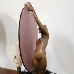 Bronze & Art Glass Diana Lamp | Antique & Vintage | Moonee Ponds Antiques | Australia Wide Delivery