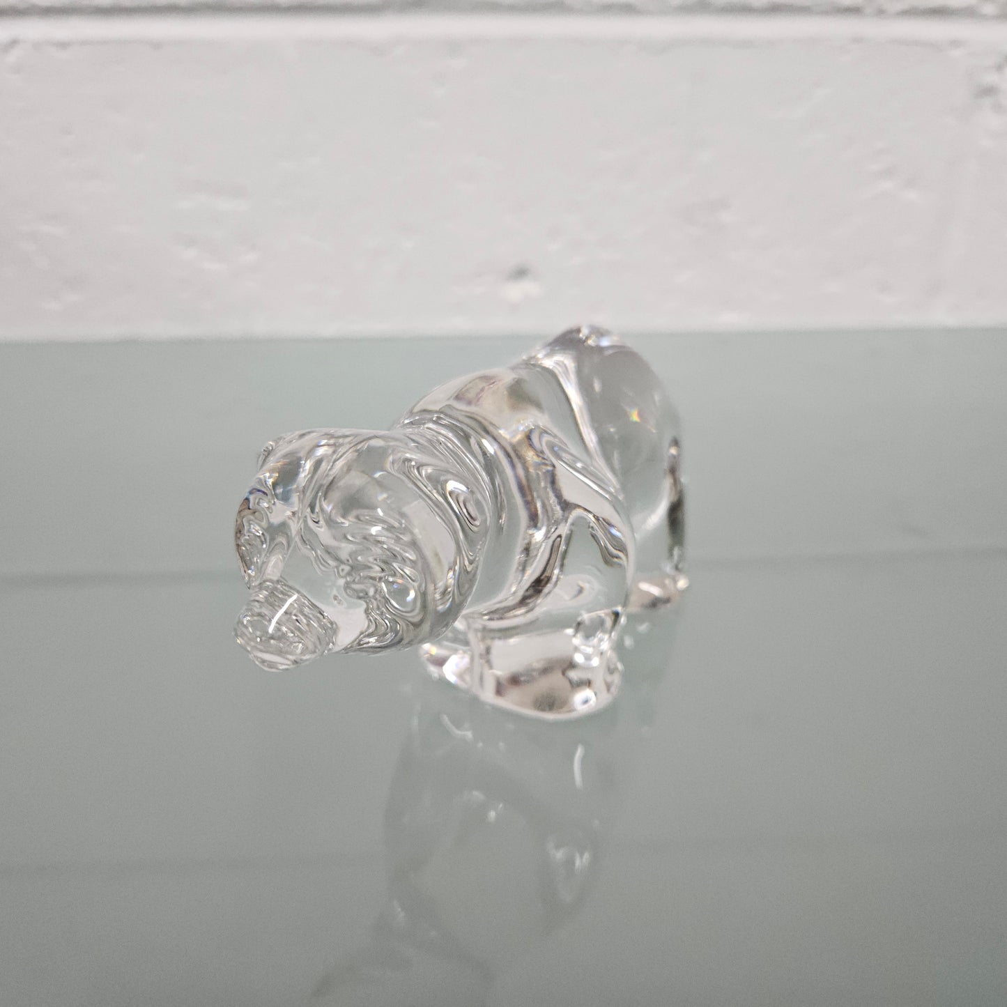 Vileroy & Boch Crystal Bear Paperweight