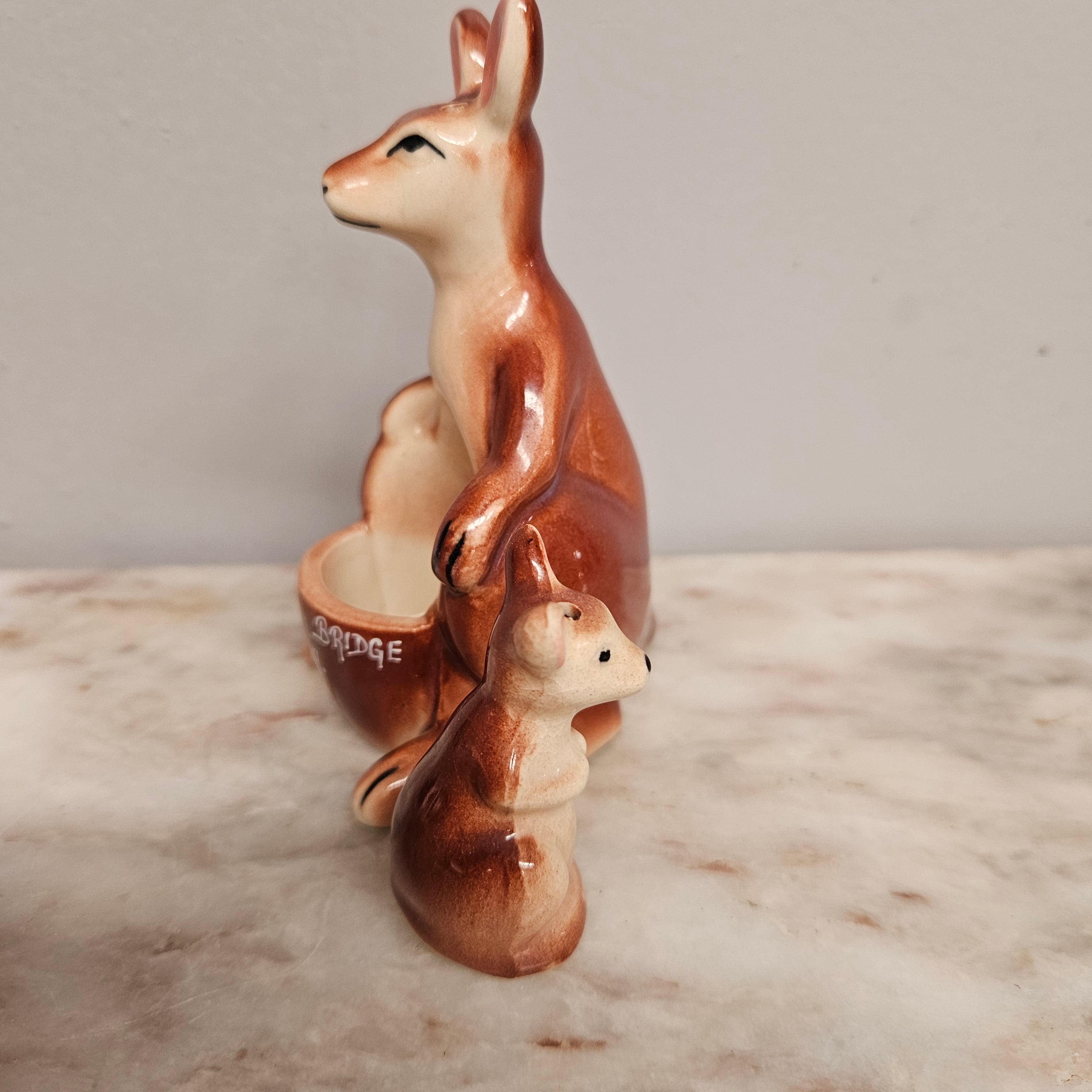 Vintage Kangaroo & Joey Salt and Pepper Shakers | Antique & Vintage | Moonee Ponds Antiques | Australia Wide Delivery