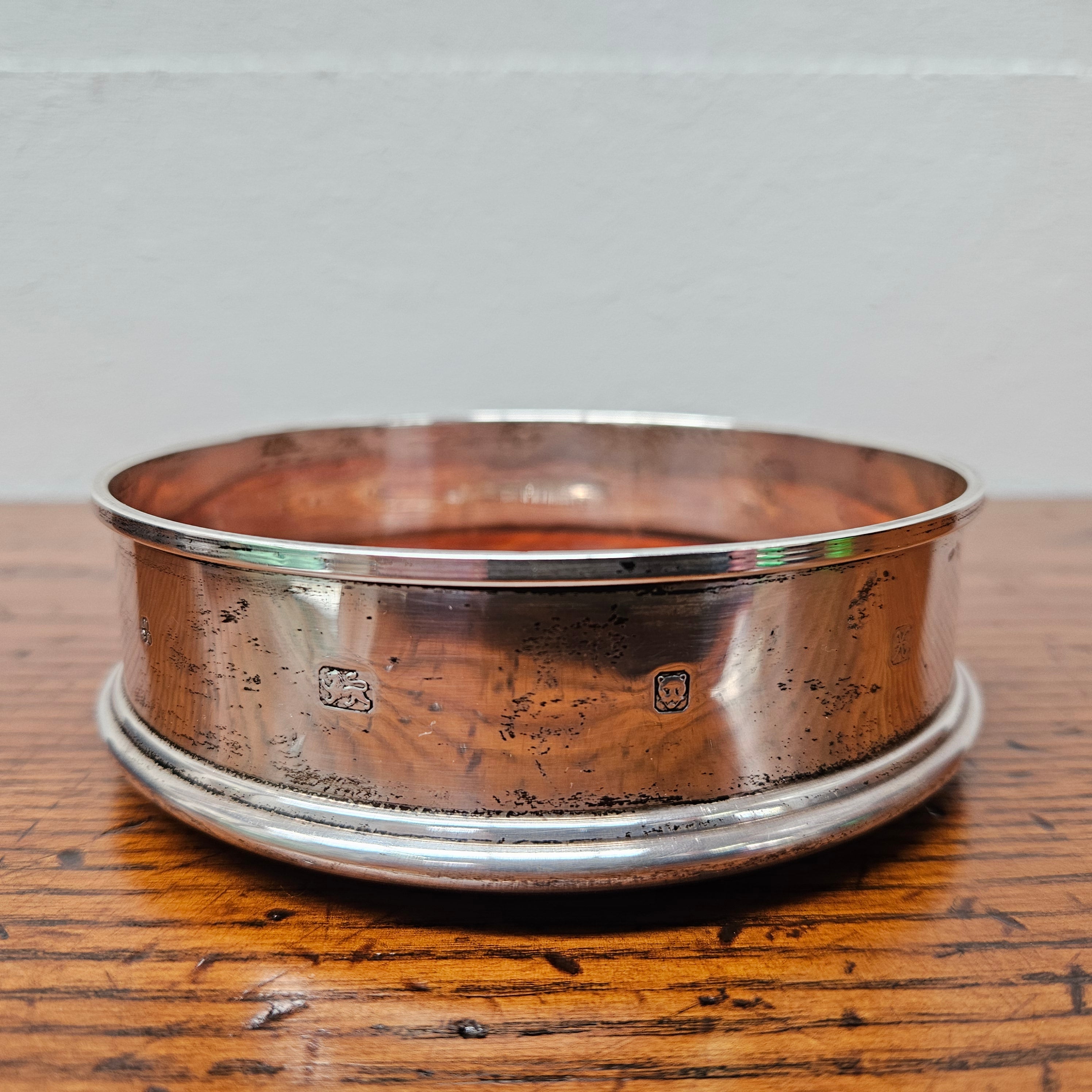 Vintage Hallmarked London Wine Coaster | Antique & Vintage | Moonee Ponds Antiques | Australia Wide Delivery
