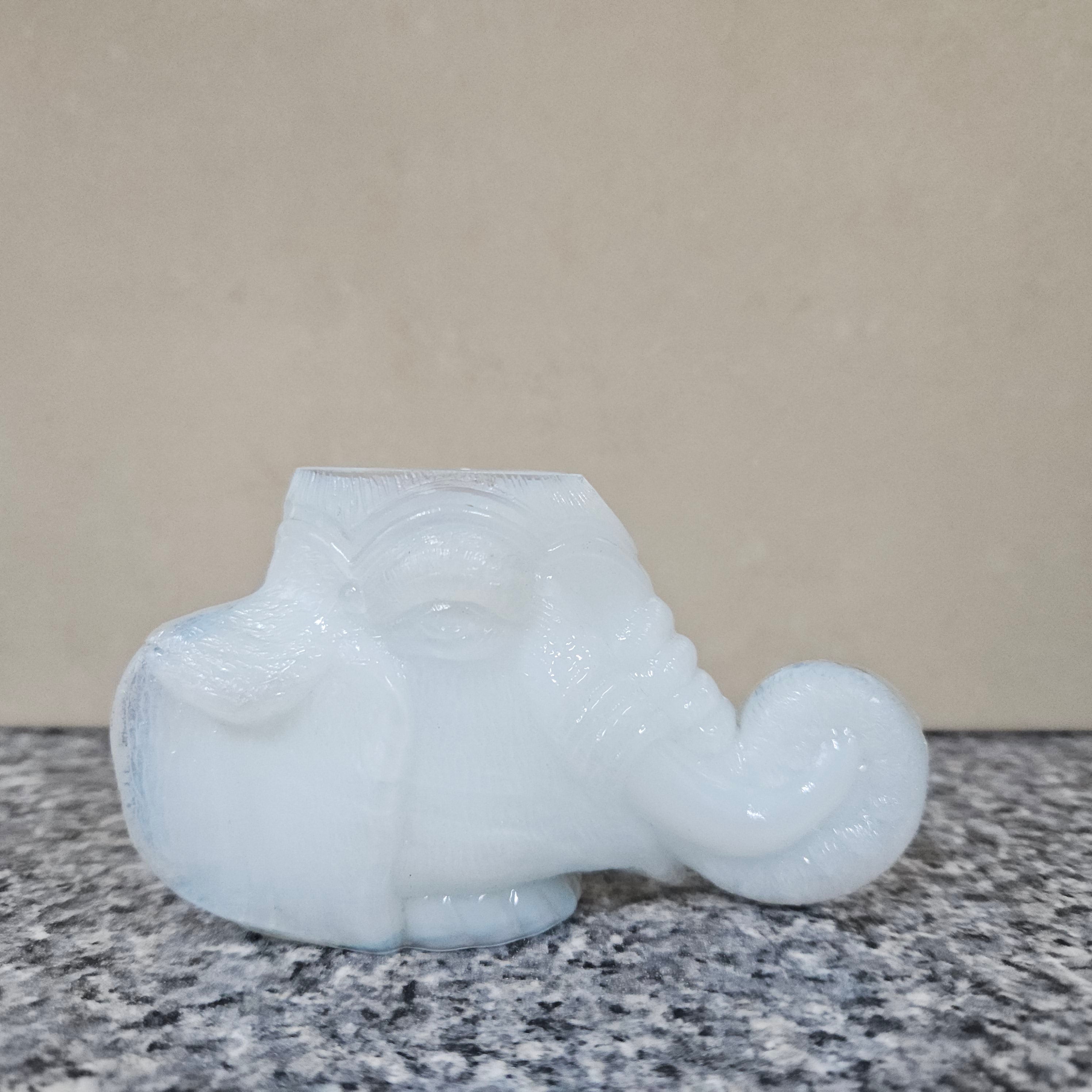 Vintage Opaline Glass Elephant | Antique & Vintage | Moonee Ponds Antiques | Australia Wide Delivery