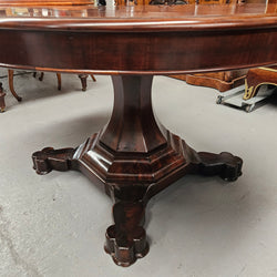 William IVth Empire Style Plum Pudding Mahogany Centre Table | Antique & Vintage | Moonee Ponds Antiques | Australia Wide Delivery