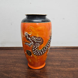 Vintage Satsuma Hand Painted Vase