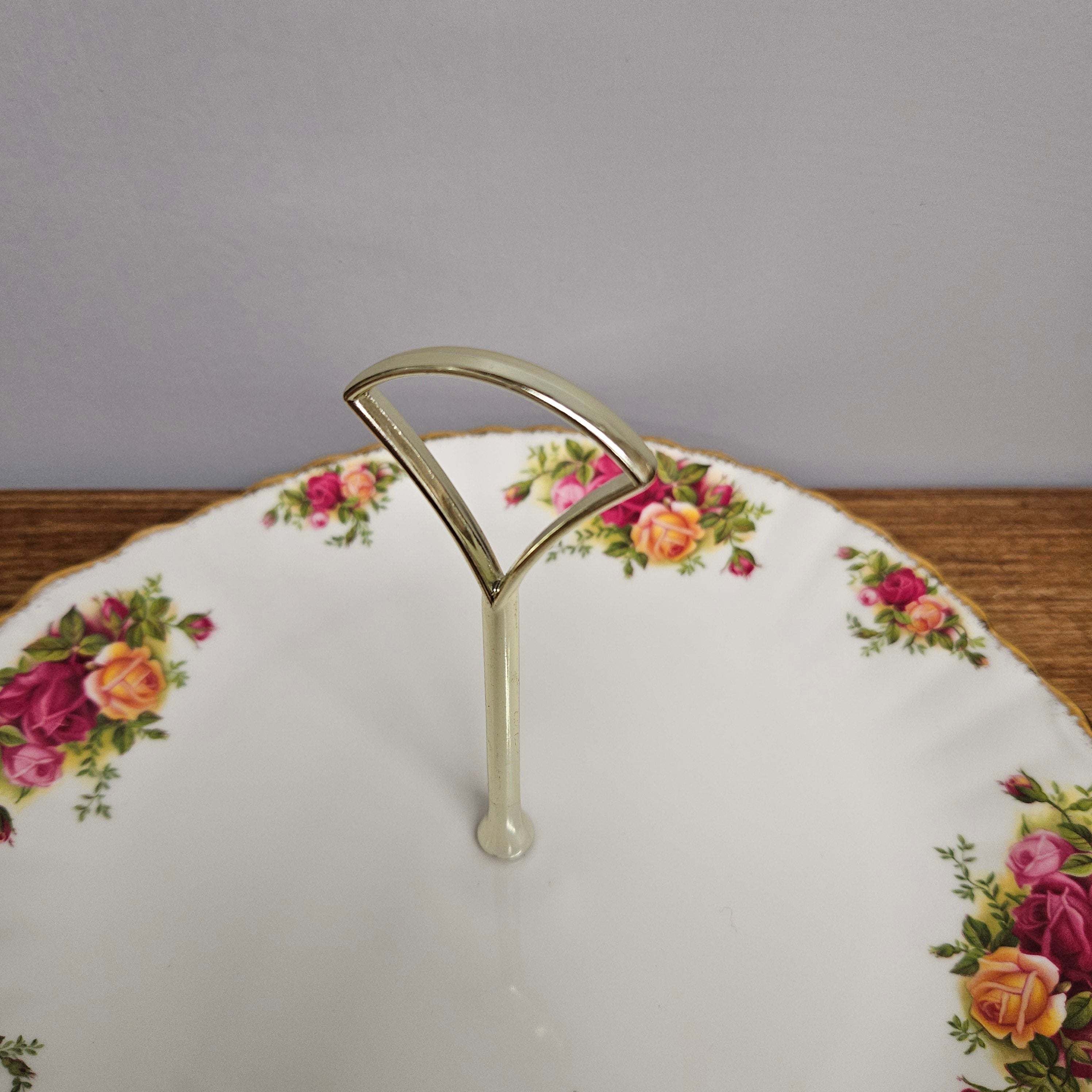 Royal Albert "Old Country Roses" Cake Stand | Antique & Vintage | Moonee Ponds Antiques | Australia Wide Delivery