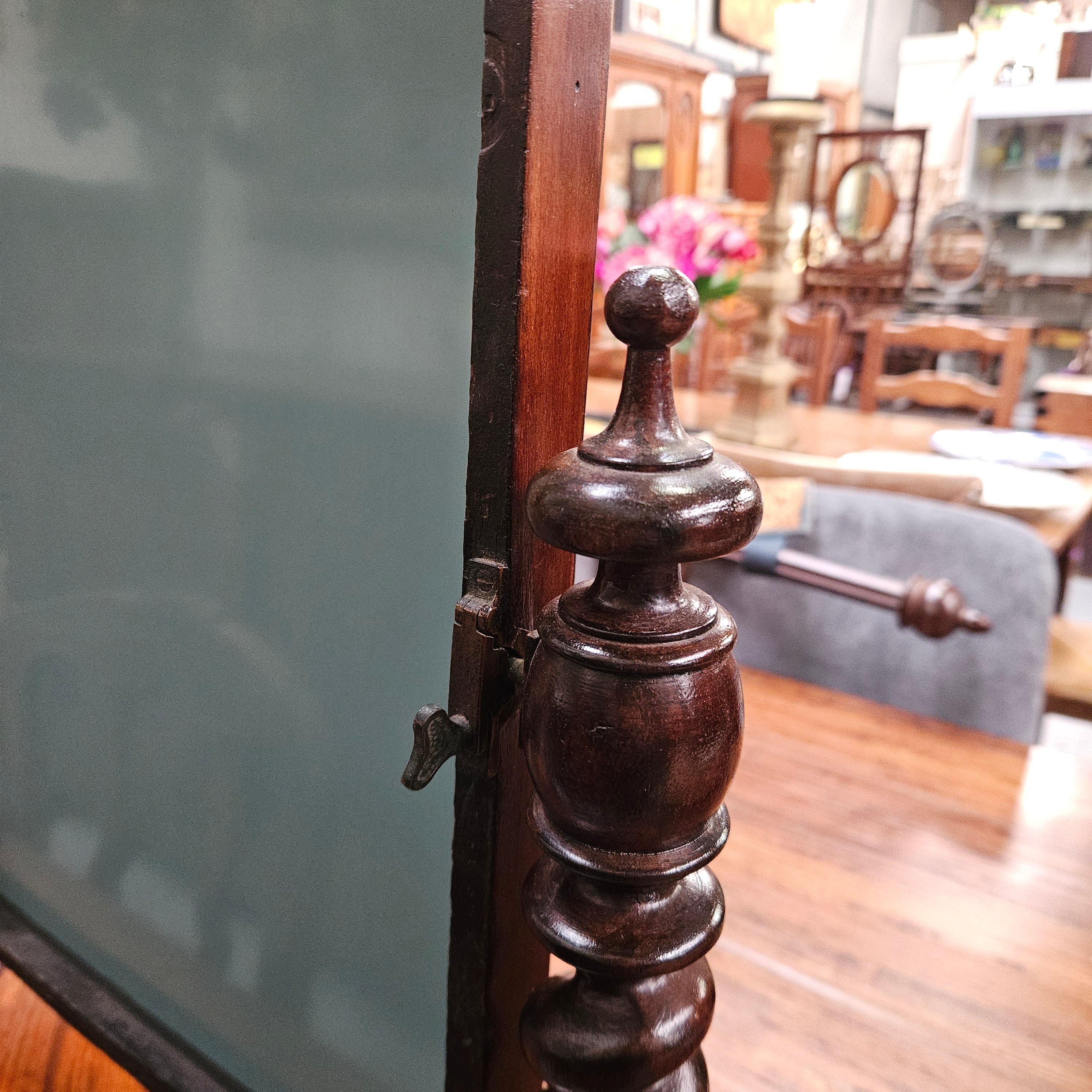 Victorian Mahogany Table Top Mirror