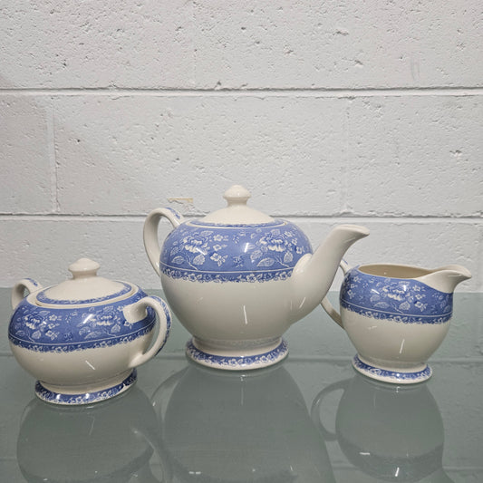 Queens English "Albertine" 3 Piece Teaset