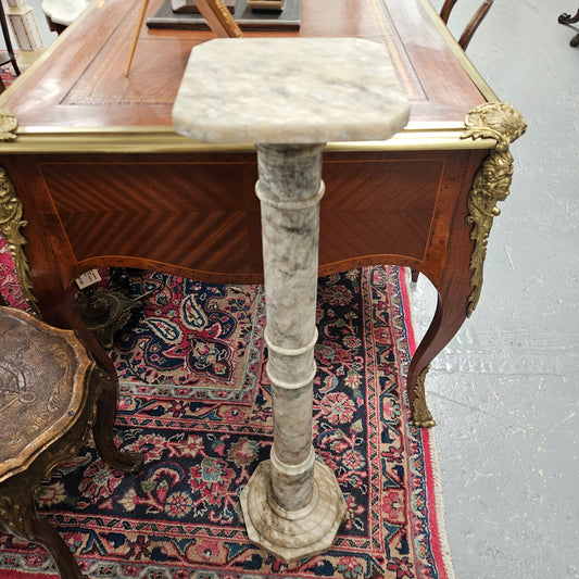 Vintage Marble Column Pedestal
