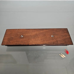 Vintage Brass & Timber Cribbage Board | Antique & Vintage | Moonee Ponds Antiques | Australia Wide Delivery