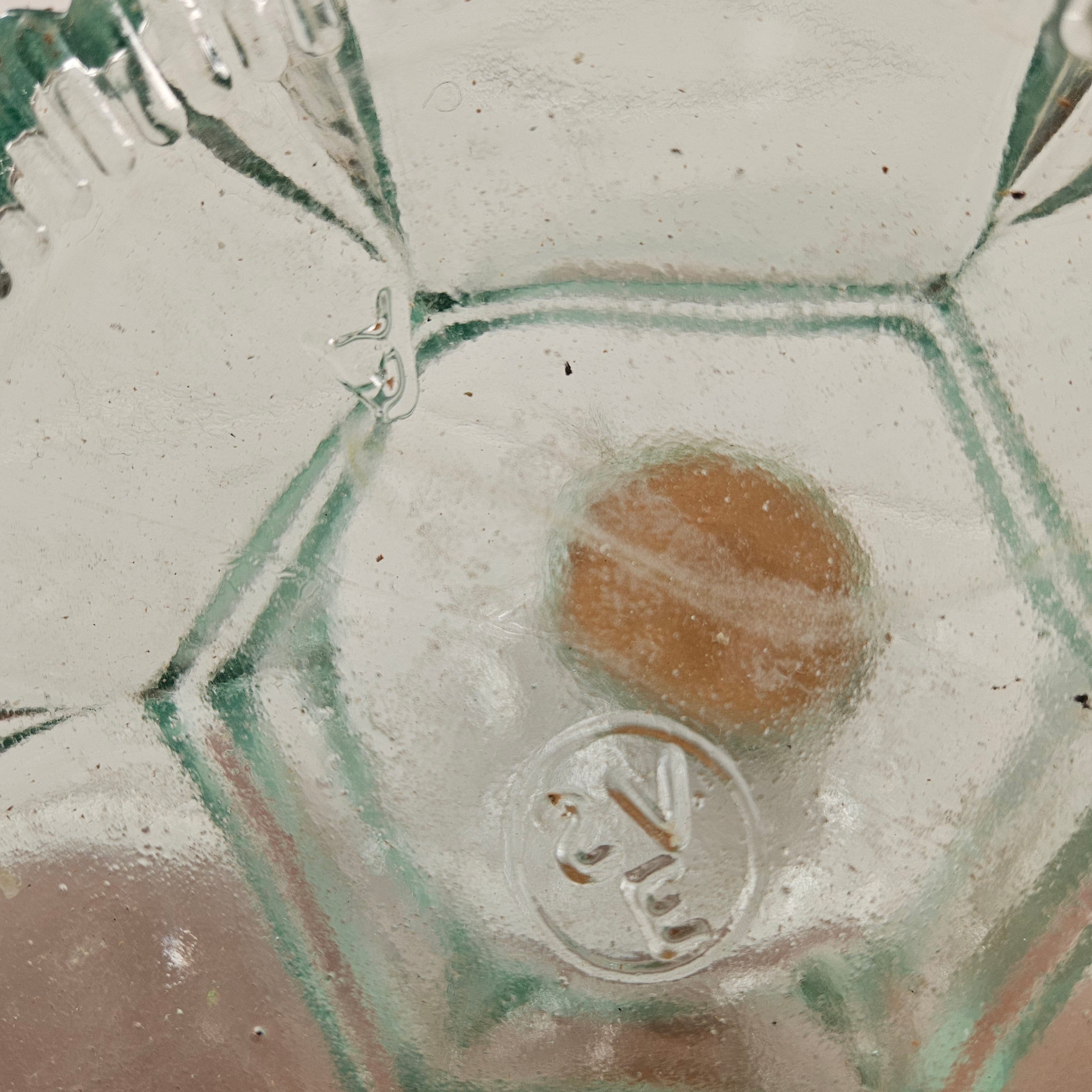 Vintage Made in Italy Glass Jar | Antique & Vintage | Moonee Ponds Antiques | Australia Wide Delivery