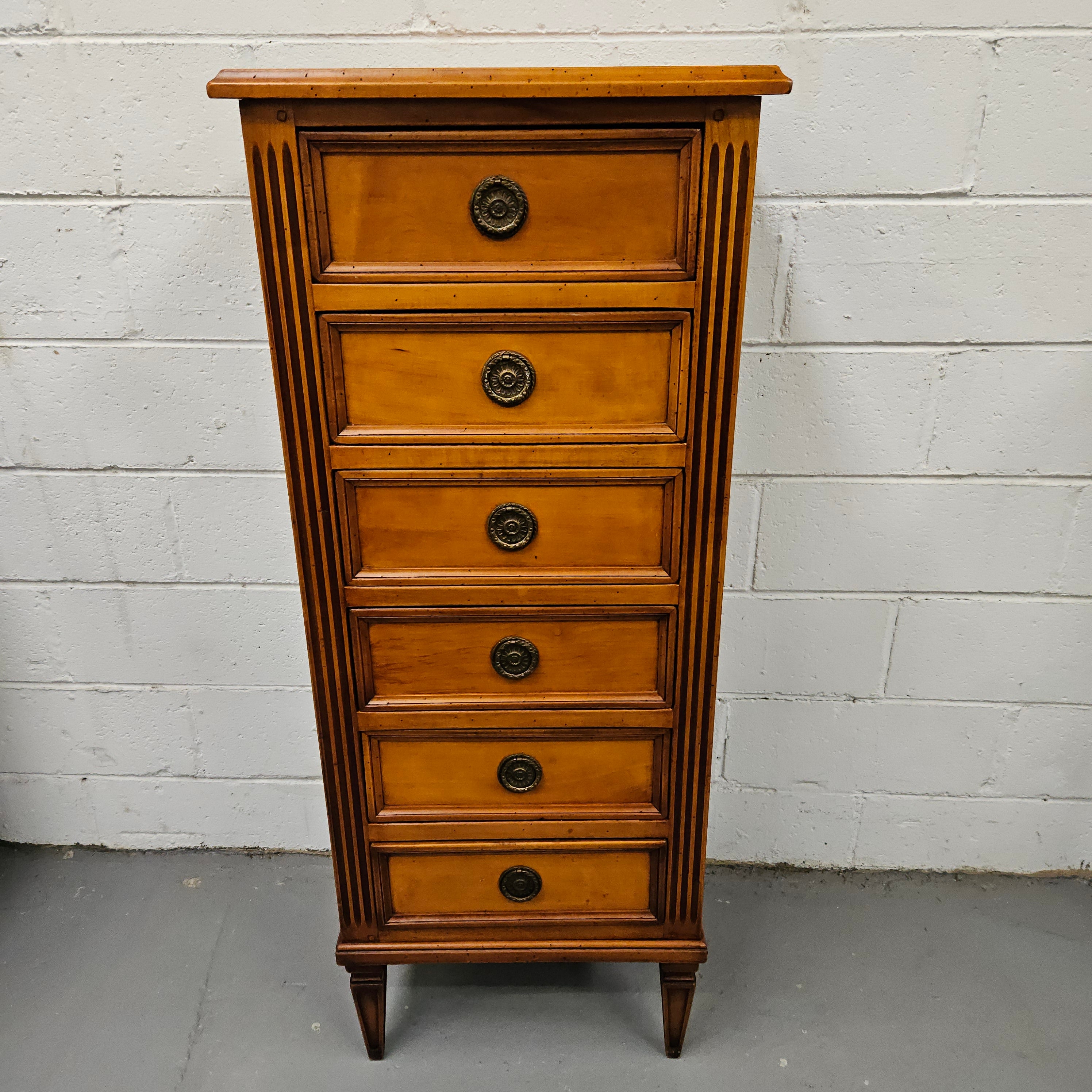 Semainier Louis XVI Style Chest of Six Drawers | Antique & Vintage | Moonee Ponds Antiques | Australia Wide Delivery