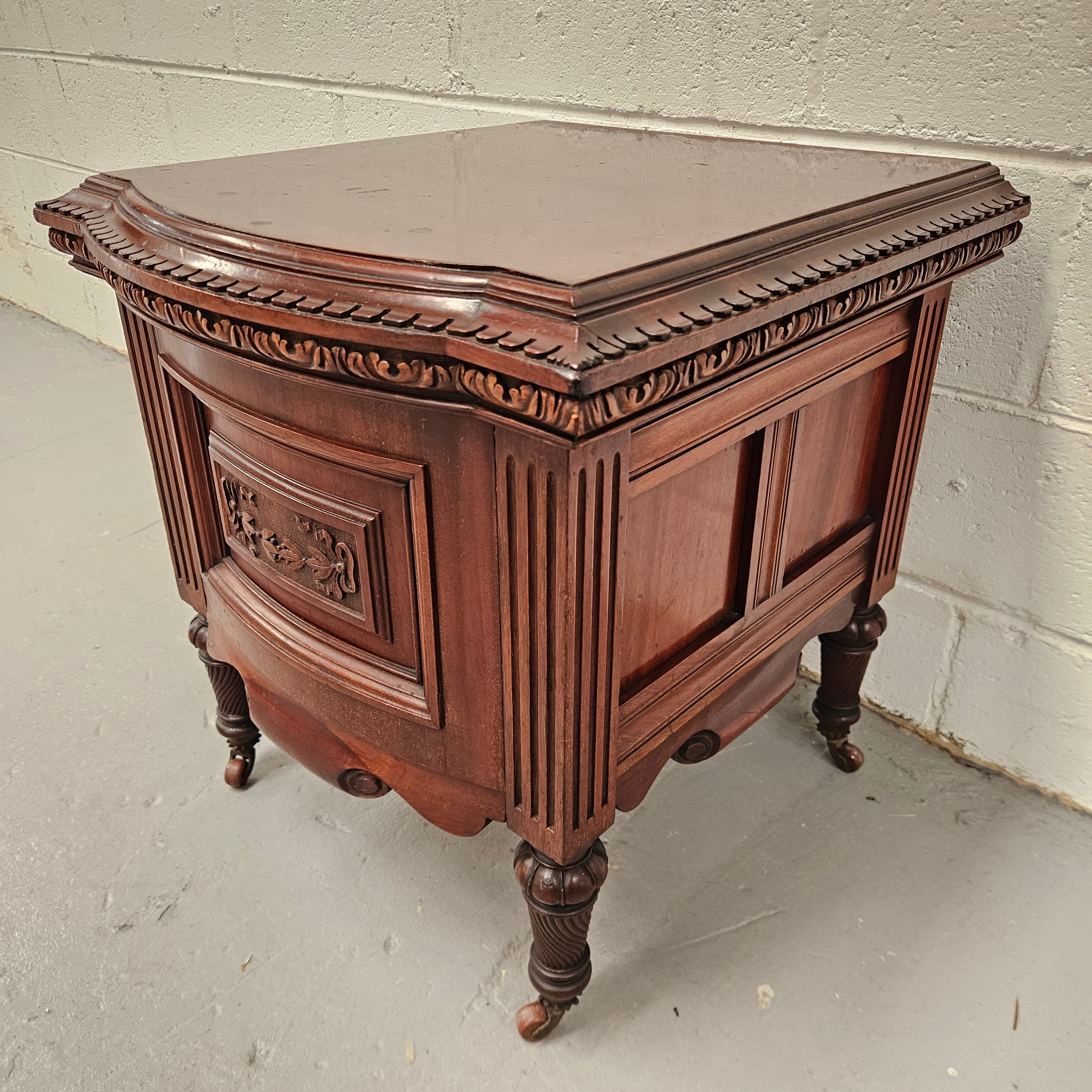 Antique Mahogany Low Cabinet/Side Table | Antique & Vintage | Moonee Ponds Antiques | Australia Wide