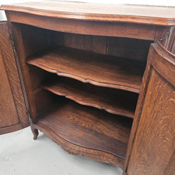 Elegant Louis XV Style French Oak Two Door Side Cupboard | Antique & Vintage | Moonee Ponds Antiques | Australia Wide Delivery
