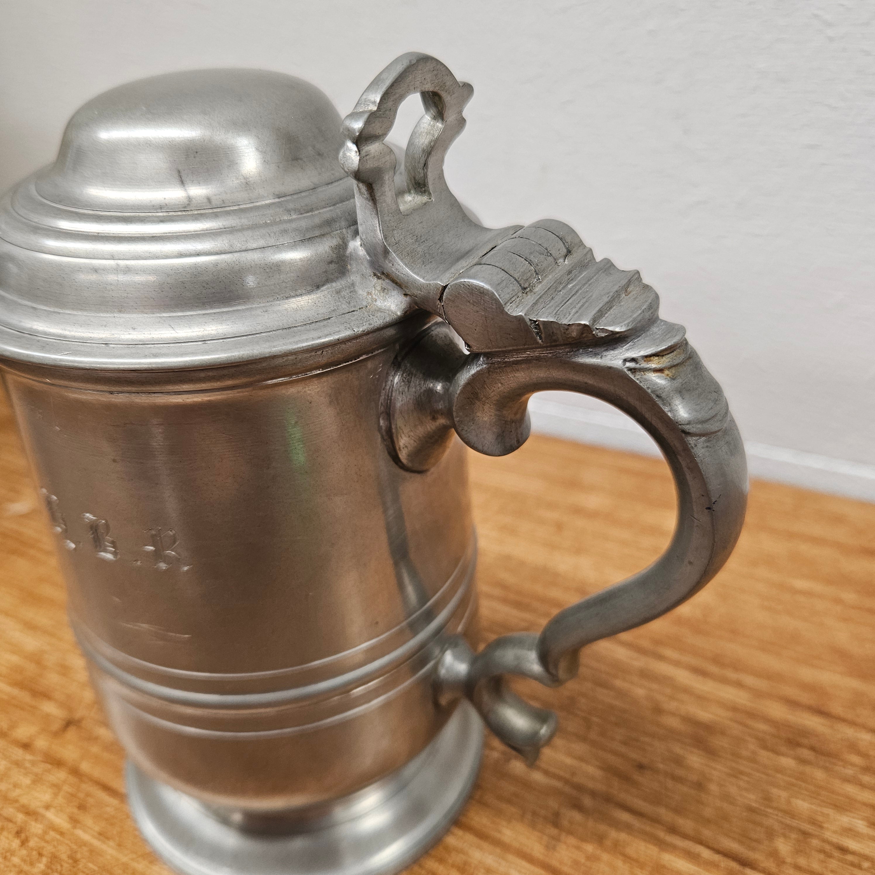 Rare Dunhill Tobacco Storage Pewter | Antique & Vintage | Moonee Ponds Antiques | Australia Wide Delivery