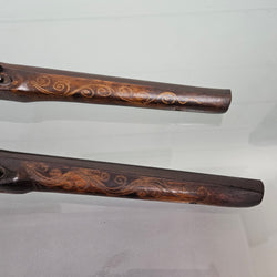 Pair Antique Blunderbuss Percussion Cap Style Pistols | Antique & Vintage | Moonee Ponds Antiques | Australia Wide Delivery