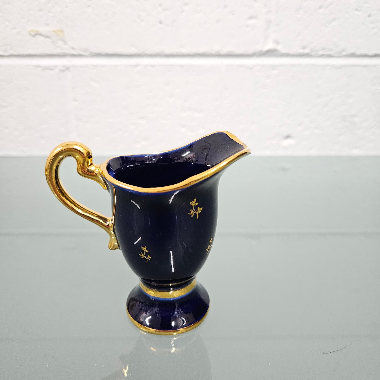 Small Cobalt Blue Limoge Jug