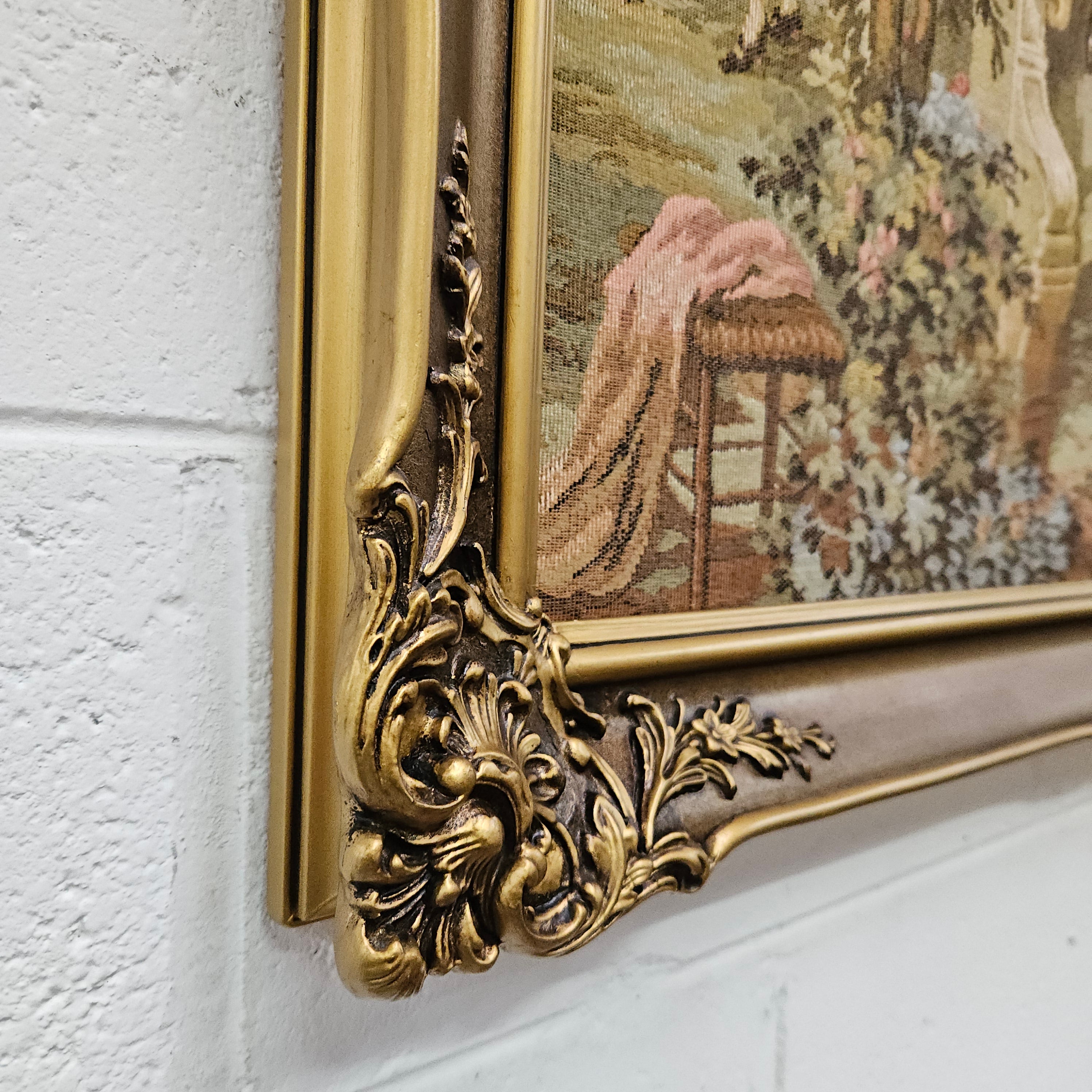Vintage Framed Classical Wall Tapestry | Antique & Vintage | Moonee Ponds Antiques | Australia Wide