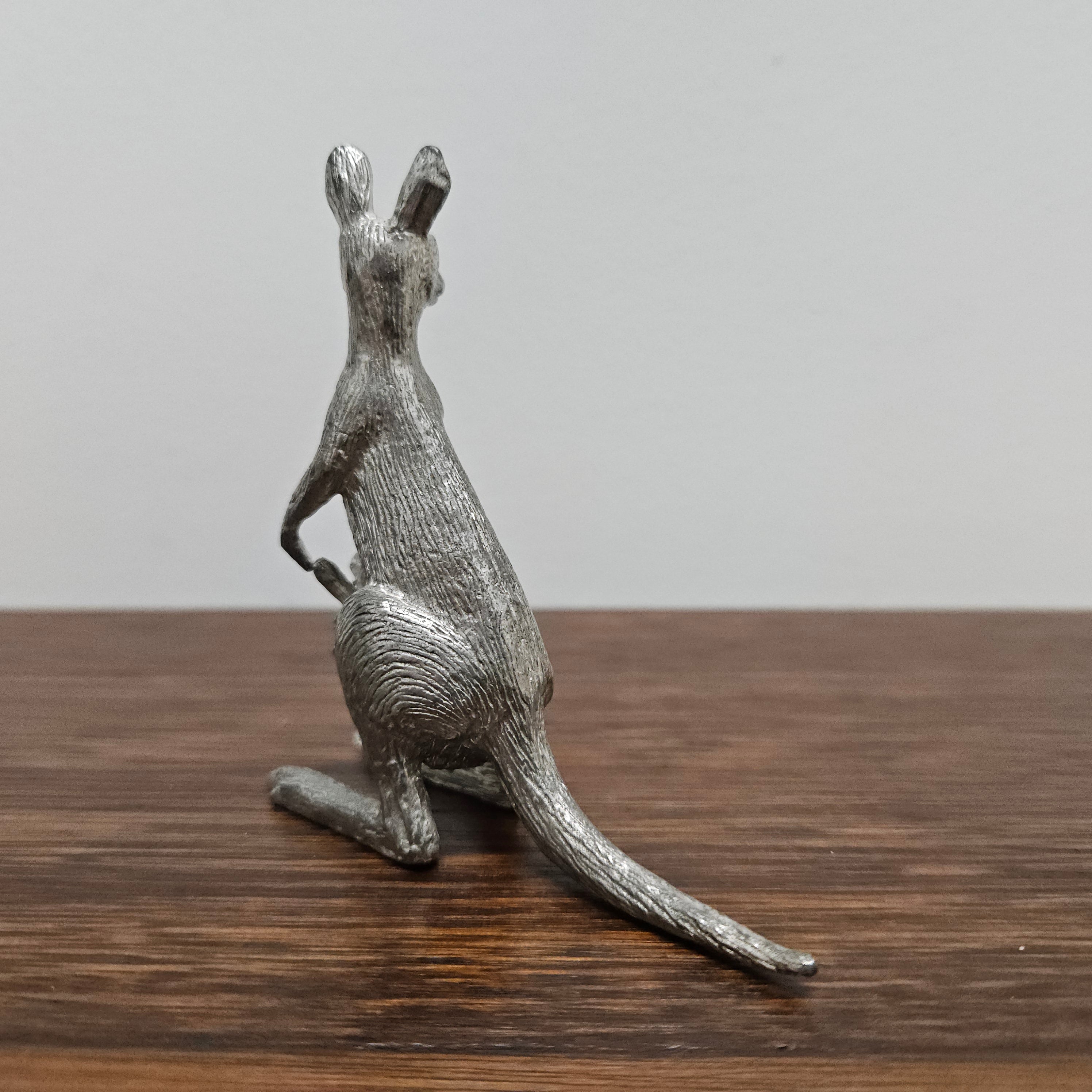 Fine Quality Vintage Pewter Kangaroo | Antique & Vintage | Moonee Ponds Antiques | Australia Wide Delivery