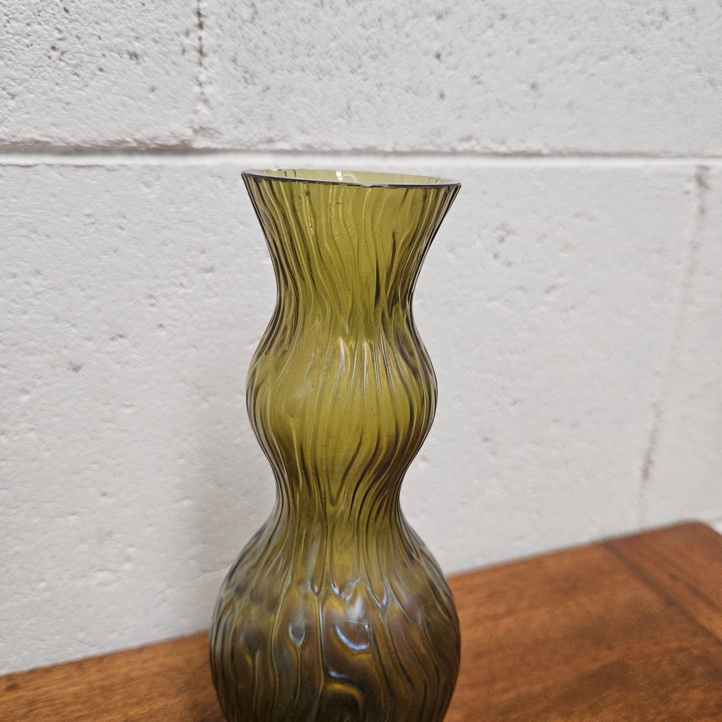 Vintage Iridescent Vintage Loetz Style Vase