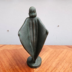 Bronze Hood Ornament by Max Le Verrier "Femme Au Voile" | Antique & Vintage | Moonee Ponds Antiques | Australia Wide Delivery