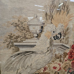 Victorian Tapestry in Glass and Gilt Wooden Frame | Antique & Vintage | Moonee Ponds Antiques | Australia Wide