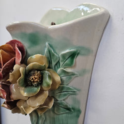 Attractive Vintage Australian Wall Pocket Vase | Antique & Vintage | Moonee Ponds Antiques | Australia Wide Delivery