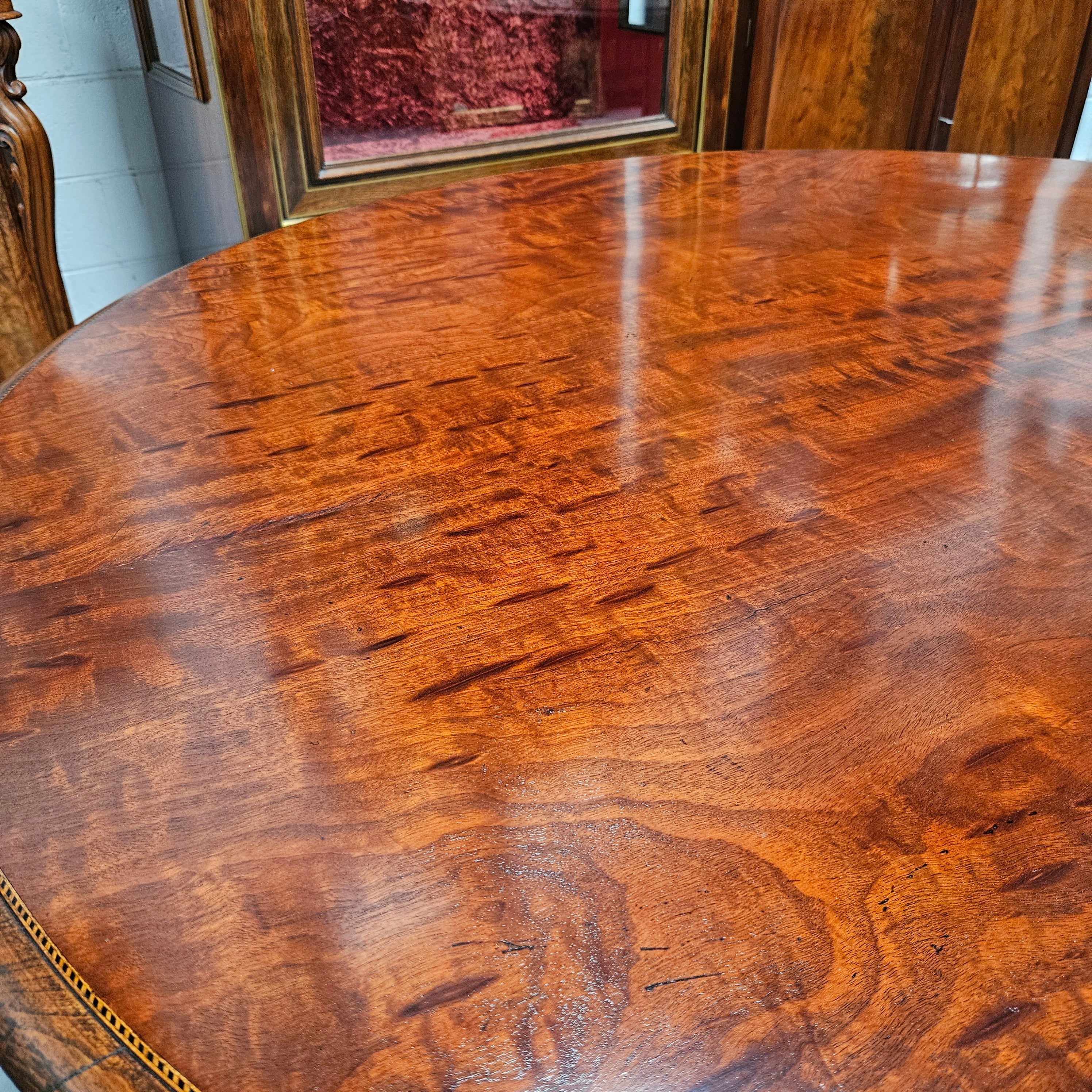 William IVth Empire Style Plum Pudding Mahogany Centre Table | Antique & Vintage | Moonee Ponds Antiques | Australia Wide Delivery