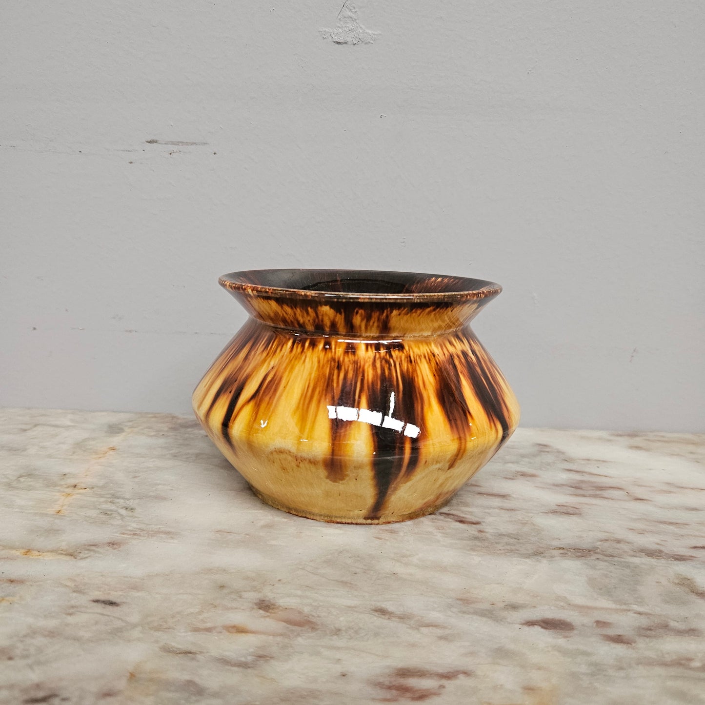 Early Australia Hand Made Pottery Vase