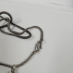 Vintage Silver & Bone Lucky Charm Necklace | Antique & Vintage | Moonee Ponds Antiques | Australia Wide Delivery
