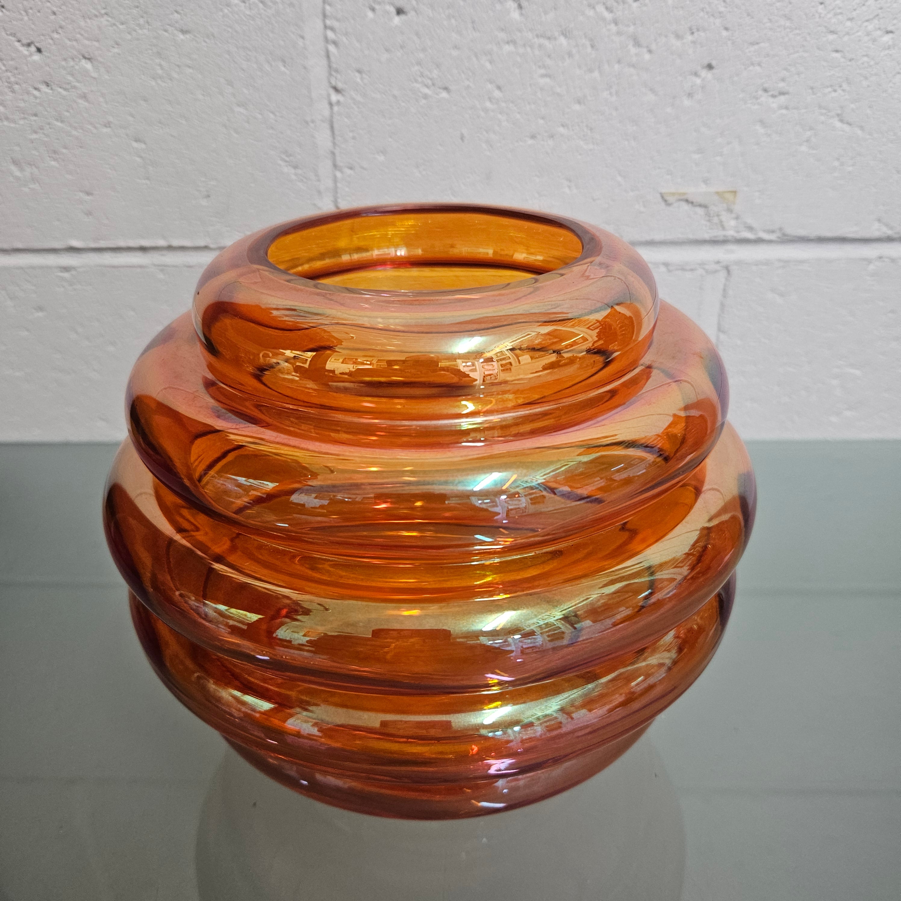 Vintage Carnival Glass Bowl\Vase | Antique & Vintage | Moonee Ponds Antiques | Australia Wide Delivery