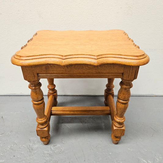 French Provincial Oak Small Coffee Table