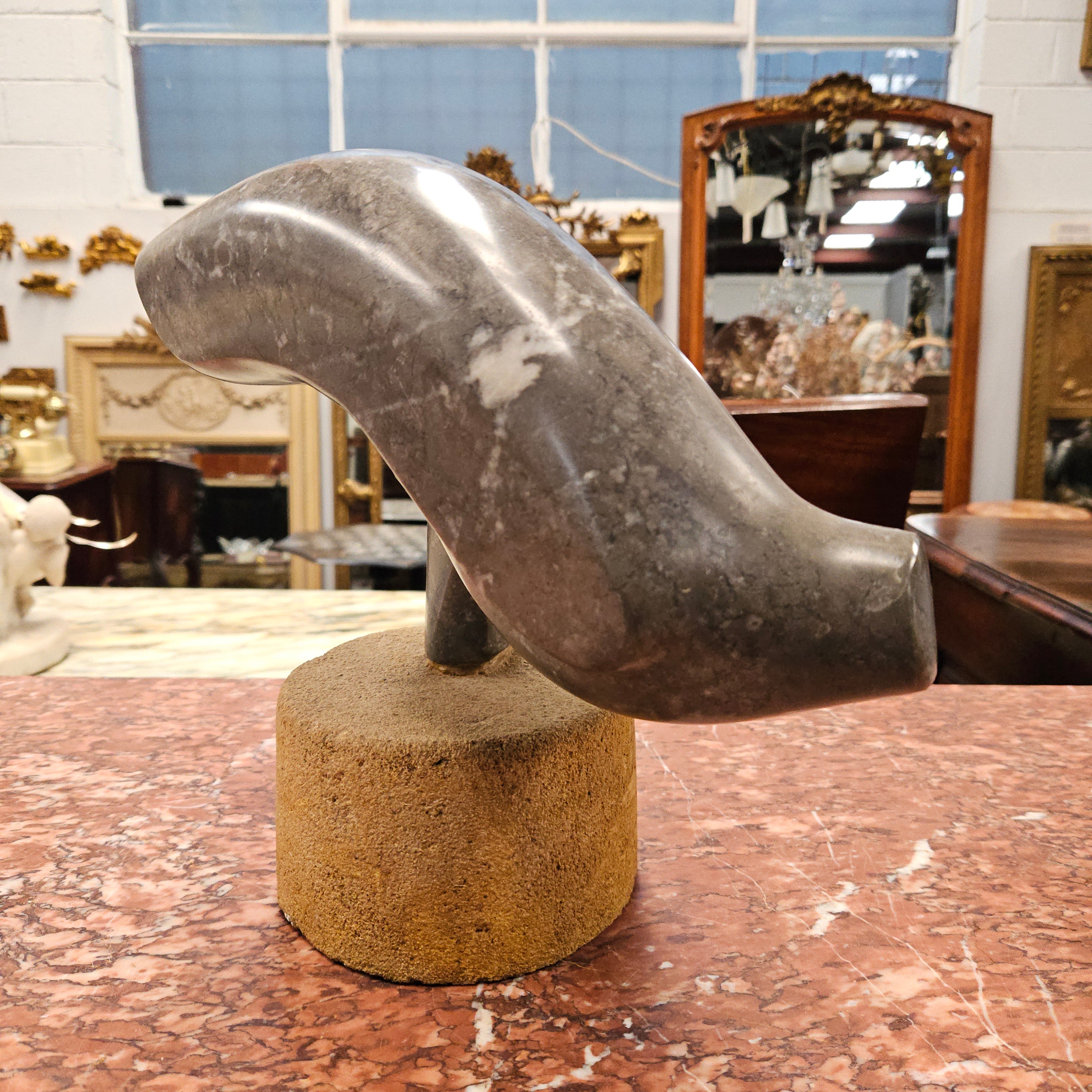 Mid Century Modern Stone Sculpture | Antique & Vintage | Moonee Ponds Antiques | Australia Wide Delivery