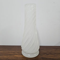 Attractive Vintage Opaline Italian Swirled Glass Vase | Antique & Vintage | Moonee Ponds Antiques | Australia Wide Delivery