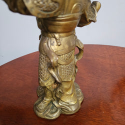 Vintage Bronze Of Guan Yu Chinese Deity