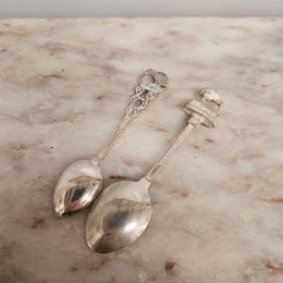 Vintage Silverplated Kiwi Tea Spoons (2)