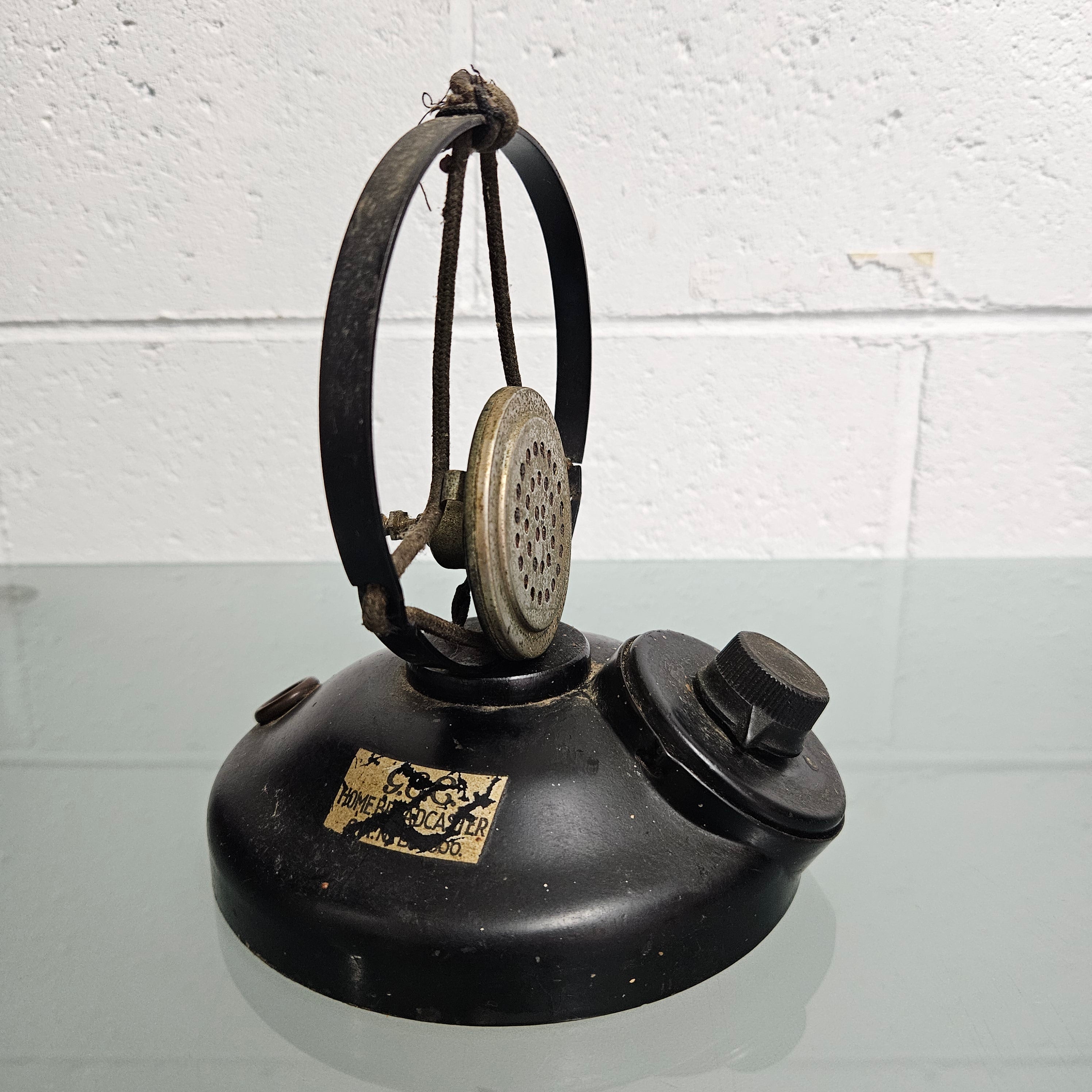 Vintage GEC Home Broadcaster Microphone 1940's.