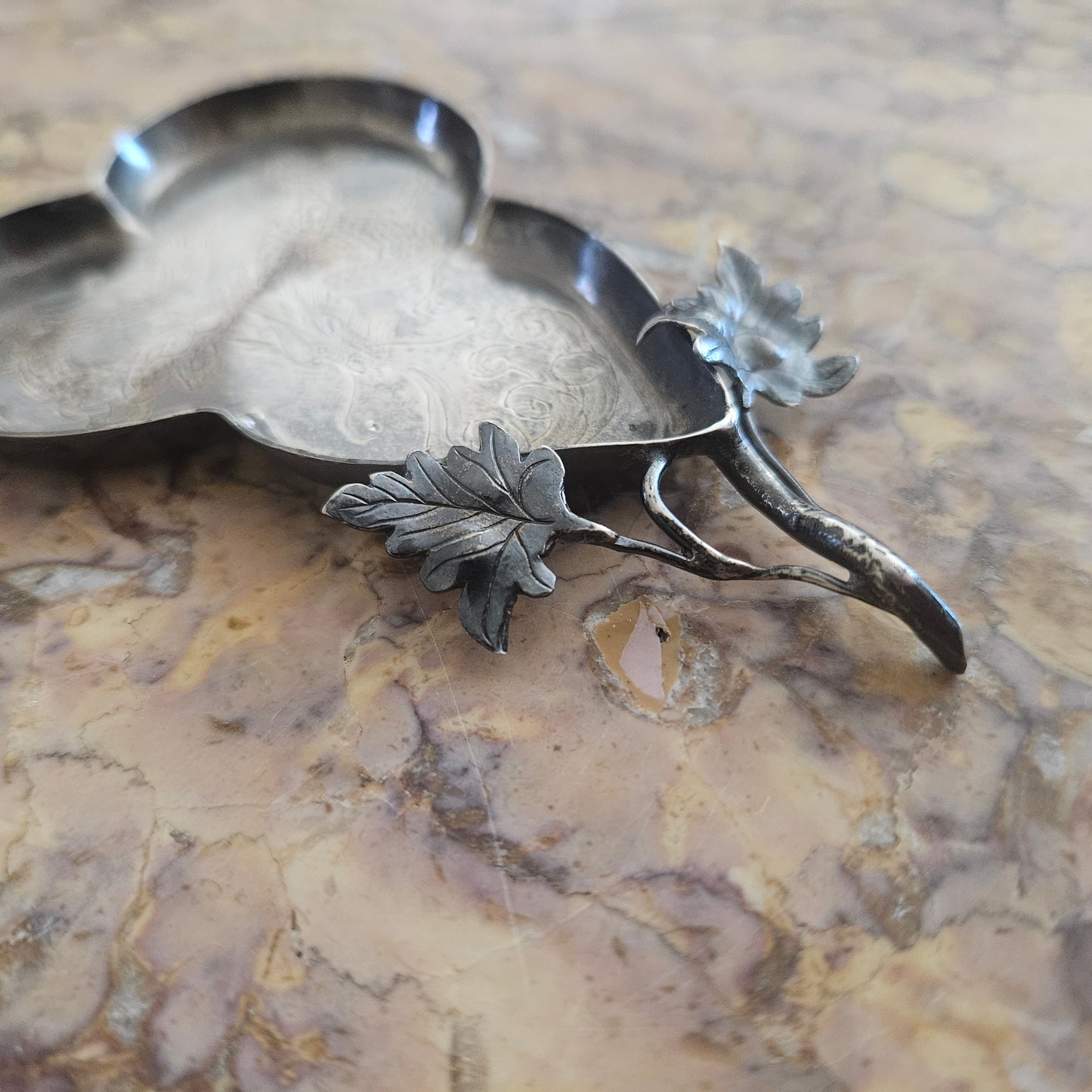 Chinese Export Silver Soy / Salt Dish