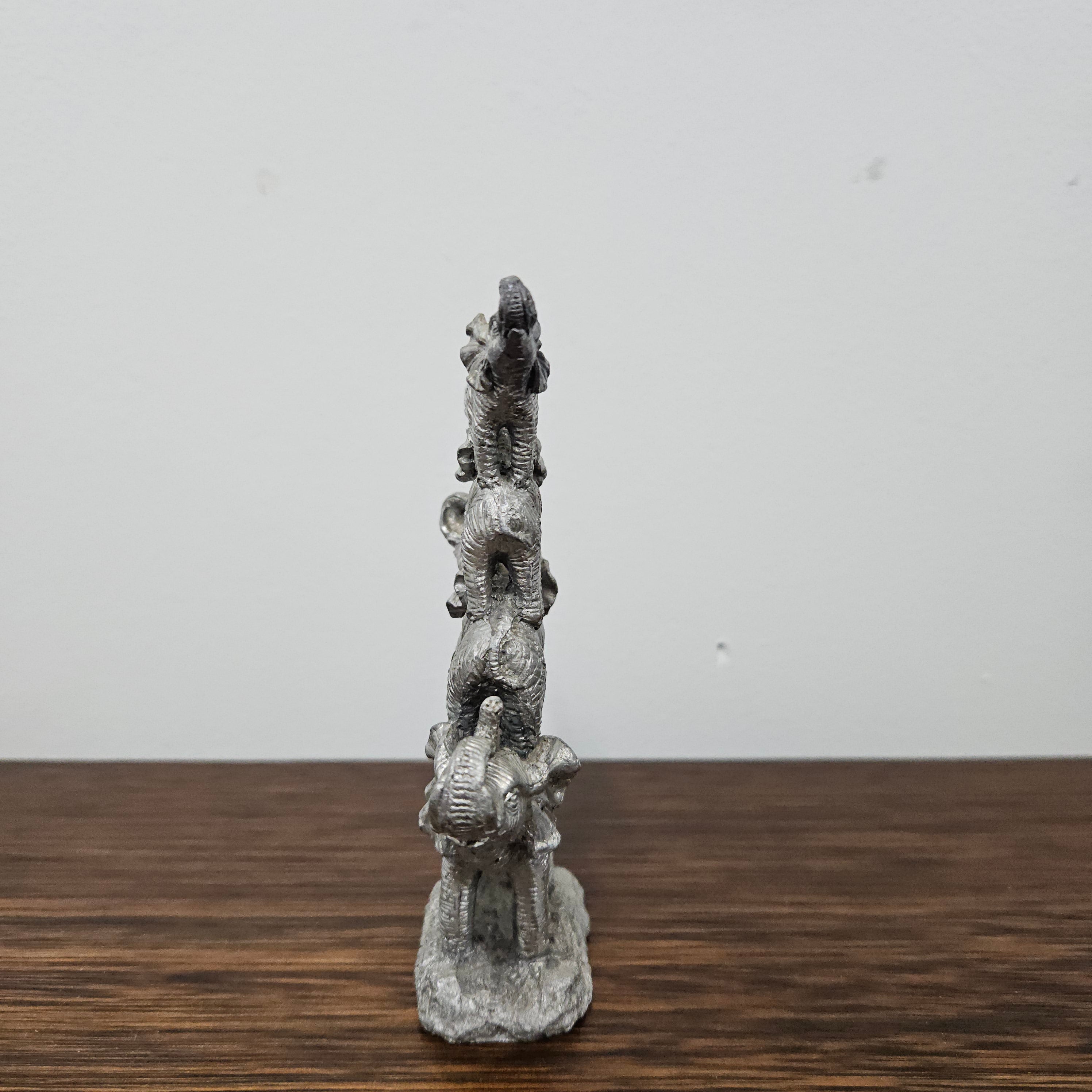 Heavy Pewter Elephant Group | Antique & Vintage | Moonee Ponds Antiques | Australia Wide Delivery