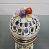 Stunning Vintage Sevres Style Lidded Potpourri on Pedestal | Antique & Vintage | Moonee Ponds Antiques | Australia Wide Delivery