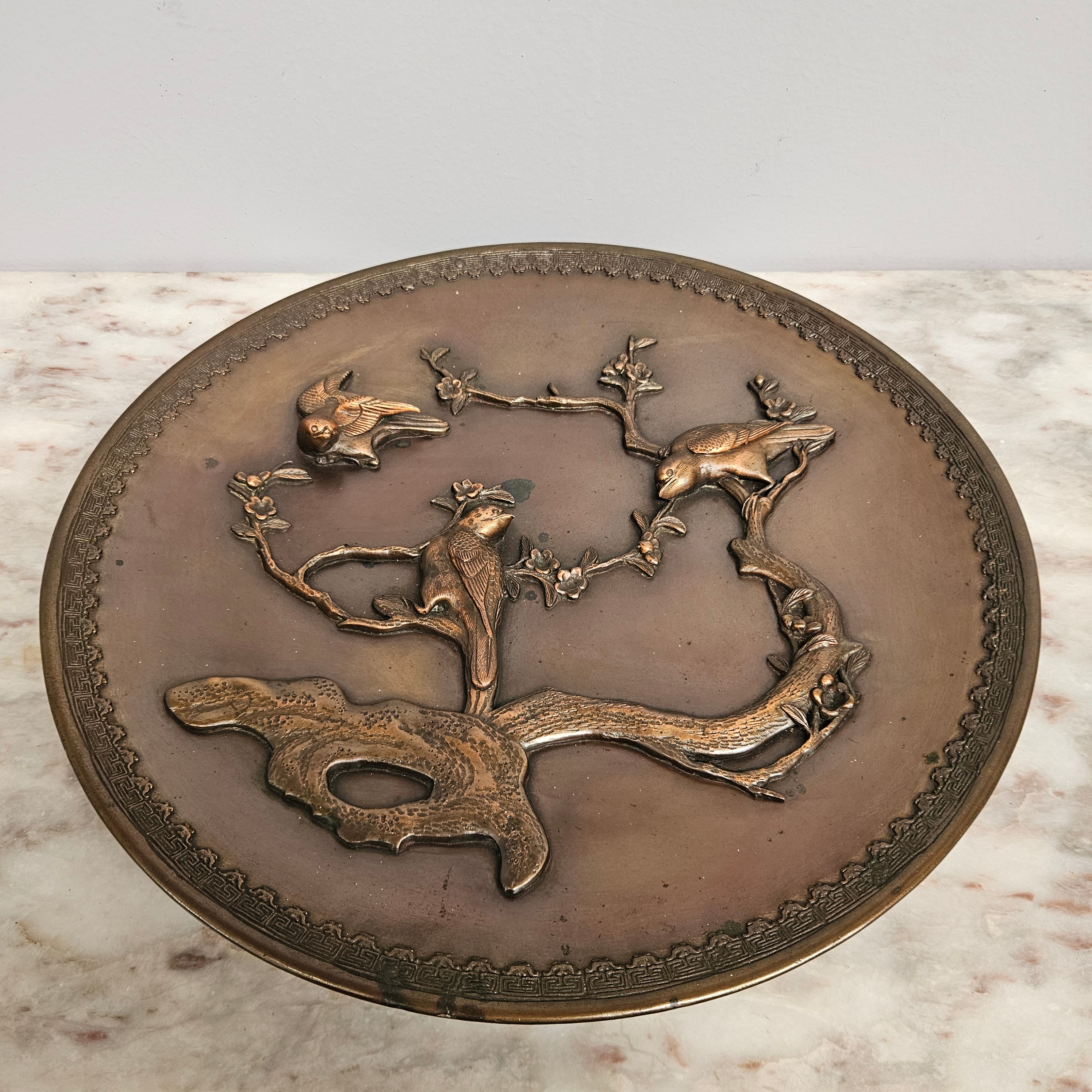Antique Japanese Meiji Period Bronze Charger | Antique & Vintage | Moonee Ponds Antiques | Australia Wide Delivery