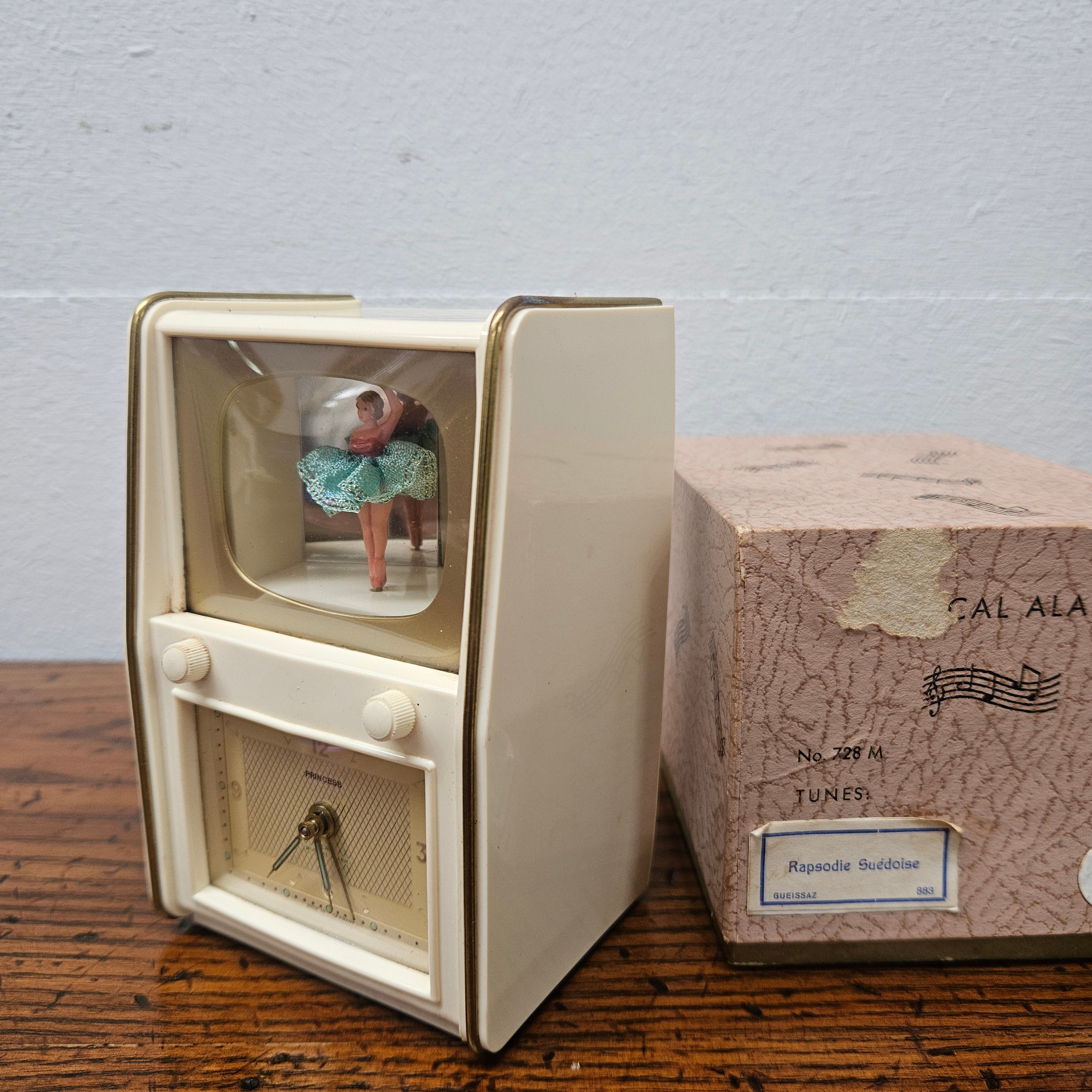 Rare Musical Dancing Ballerina Clock | Antique & Vintage | Moonee Ponds Antiques | Australia Wide Delivery