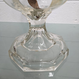 Vintage Clear Glass Kero Lamp