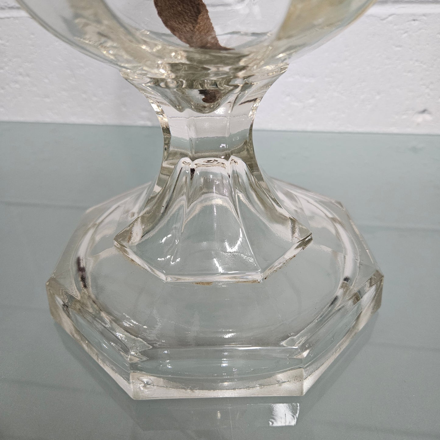 Vintage Clear Glass Kero Lamp